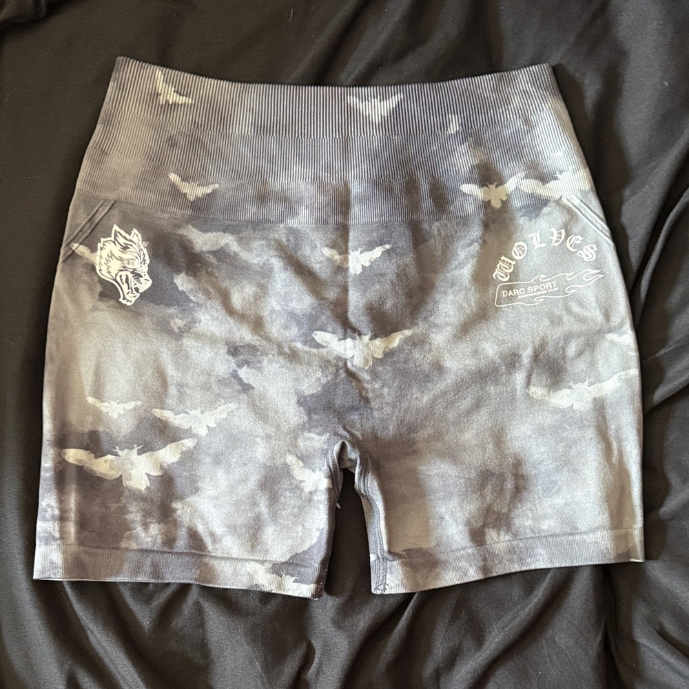 Gray Wolves Graphic Shorts